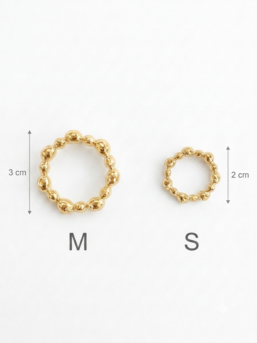 AURORA EARRINGS SMALL GOLD
