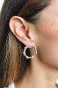 AURORA EARRINGS MEDIUM SILVER