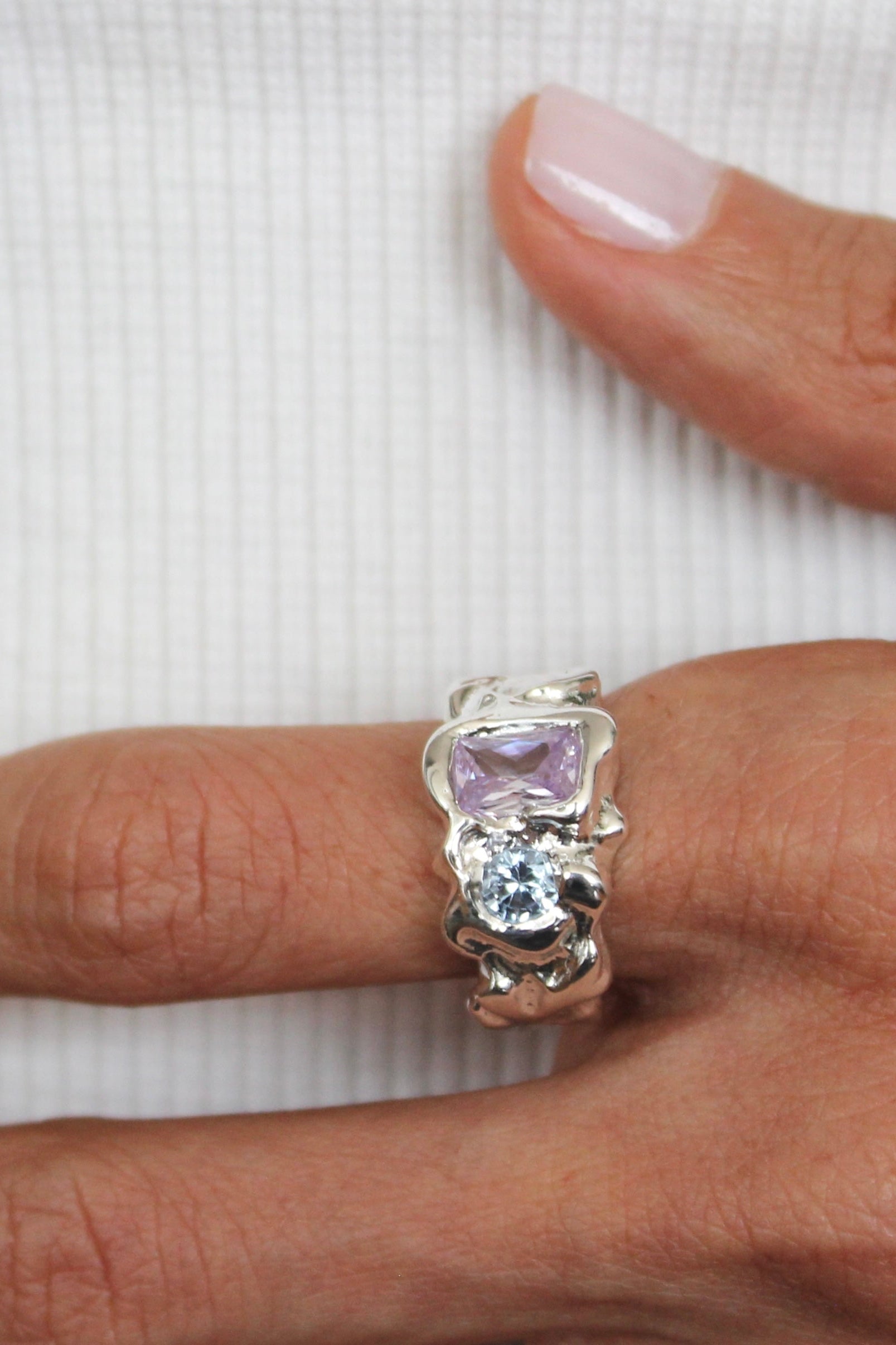 PERLA RING SILVER