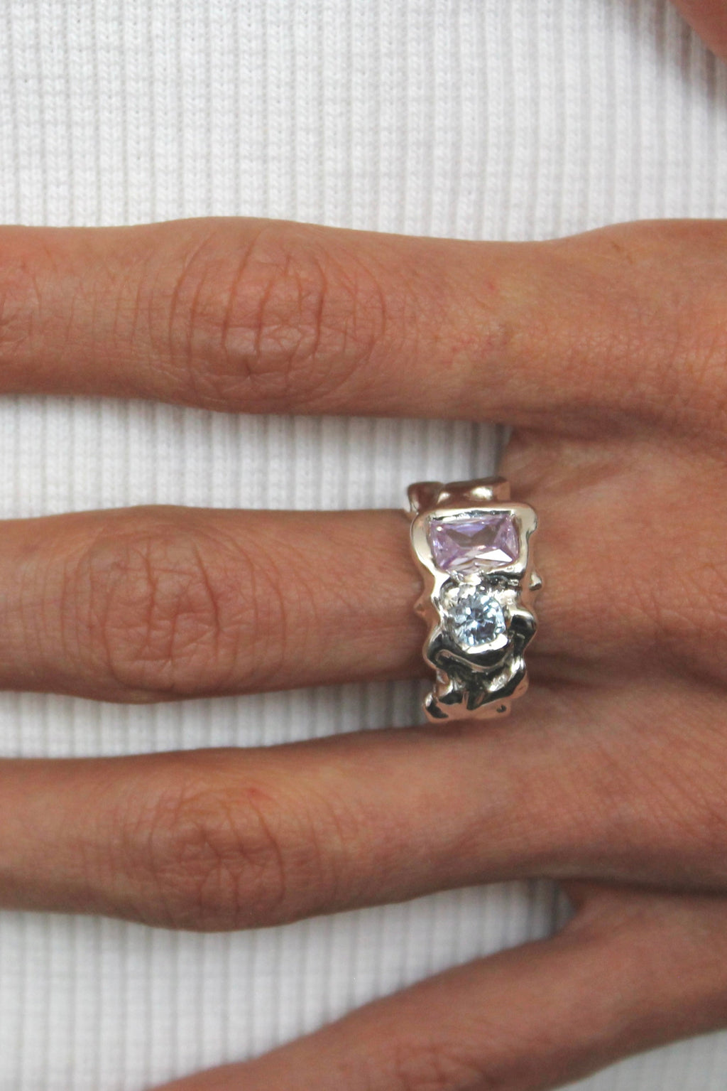 PERLA RING SILVER