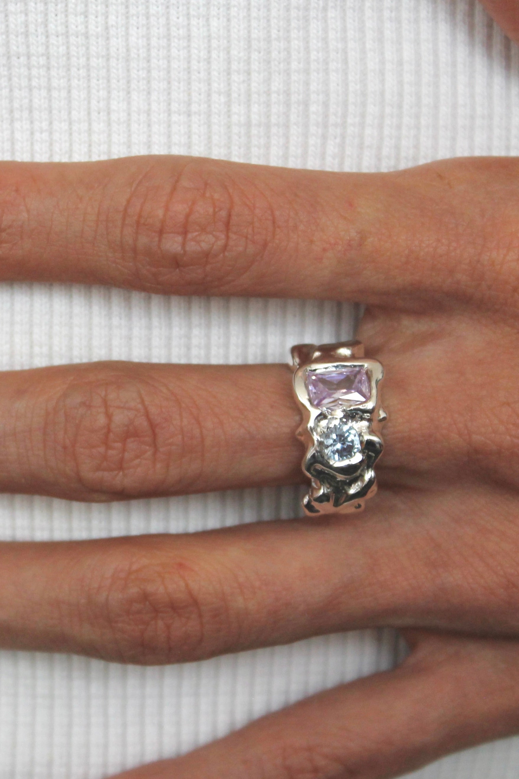 PERLA RING SILVER