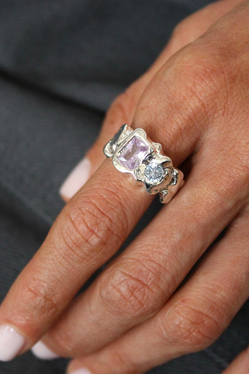 PERLA RING SILVER
