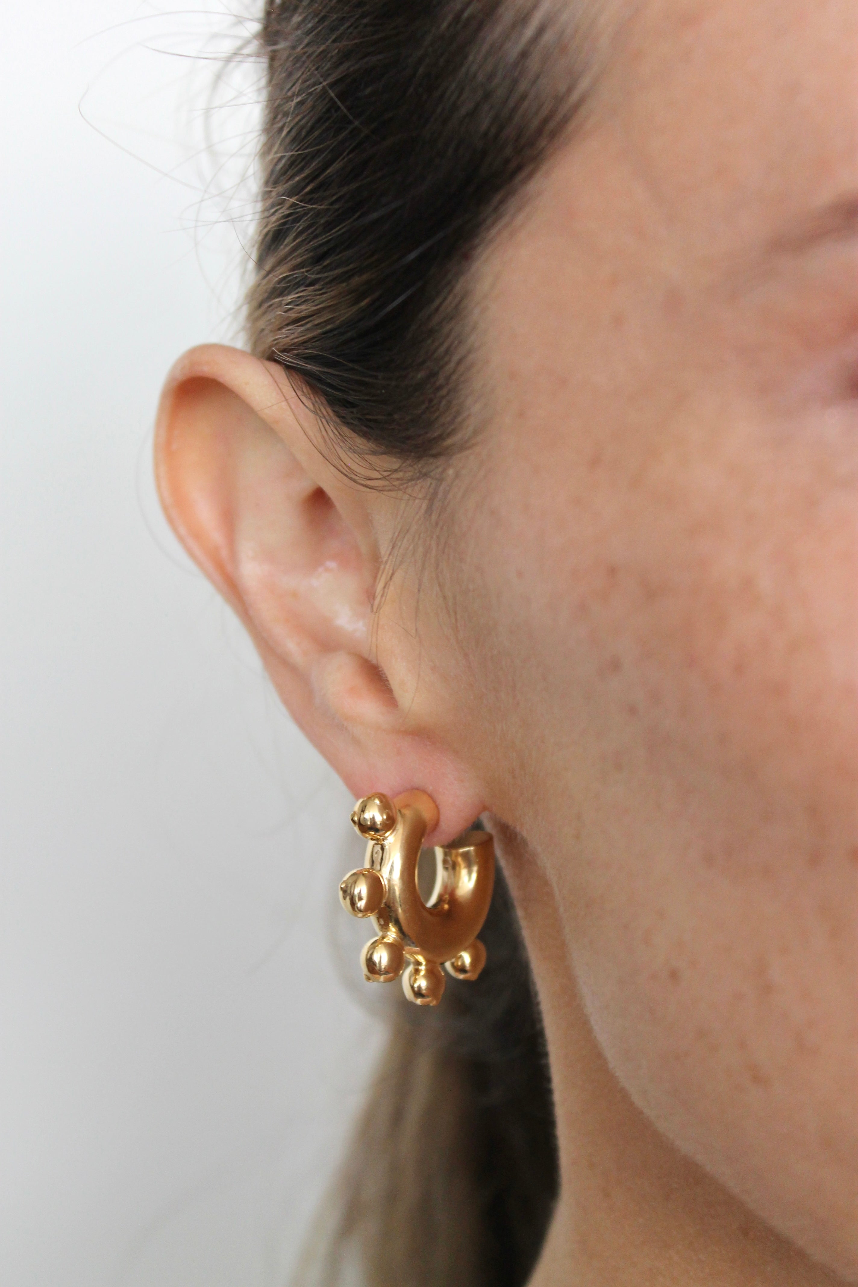 LATINA HOOPS SMALL GOLD