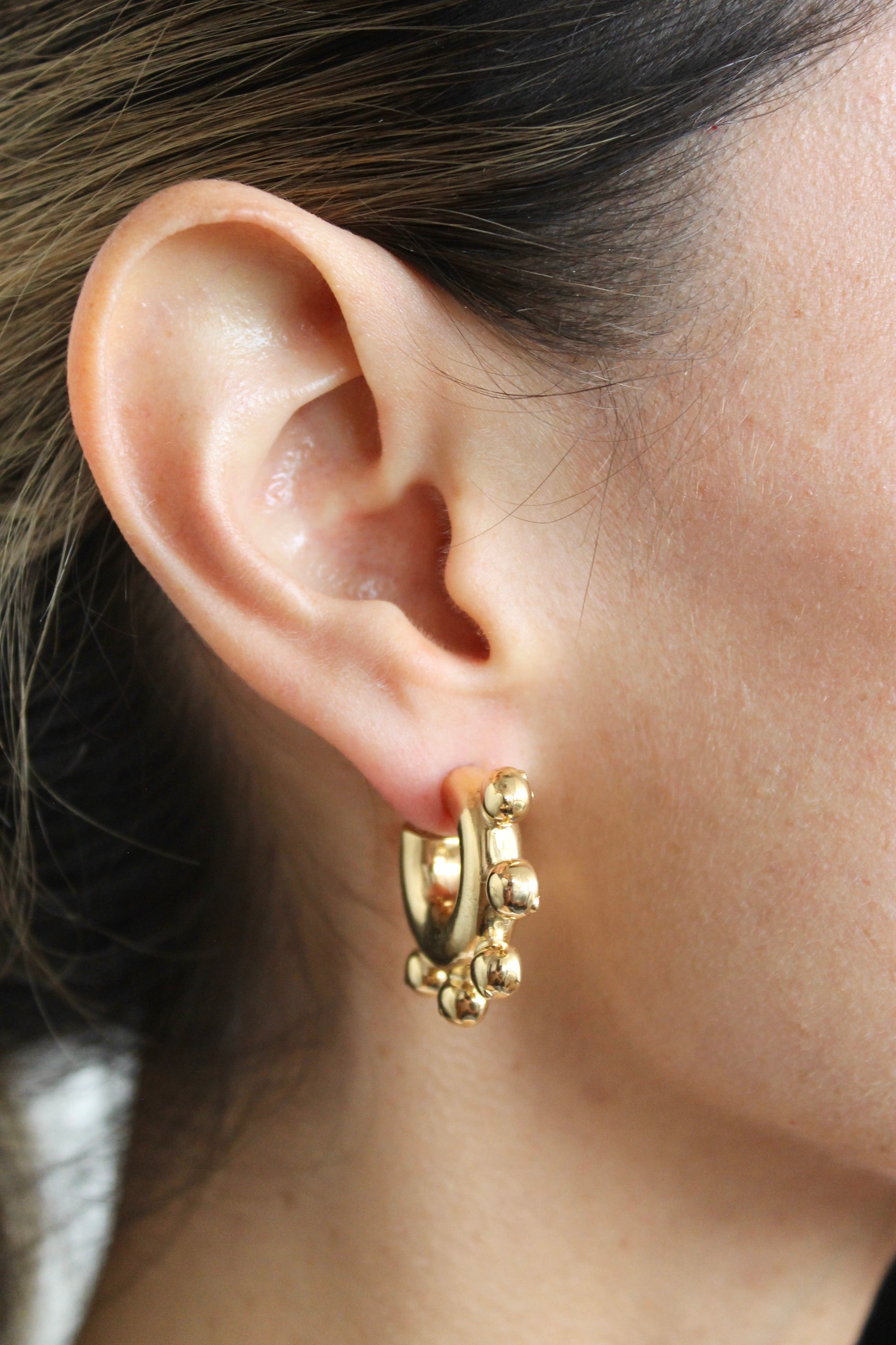 LATINA HOOPS SMALL GOLD