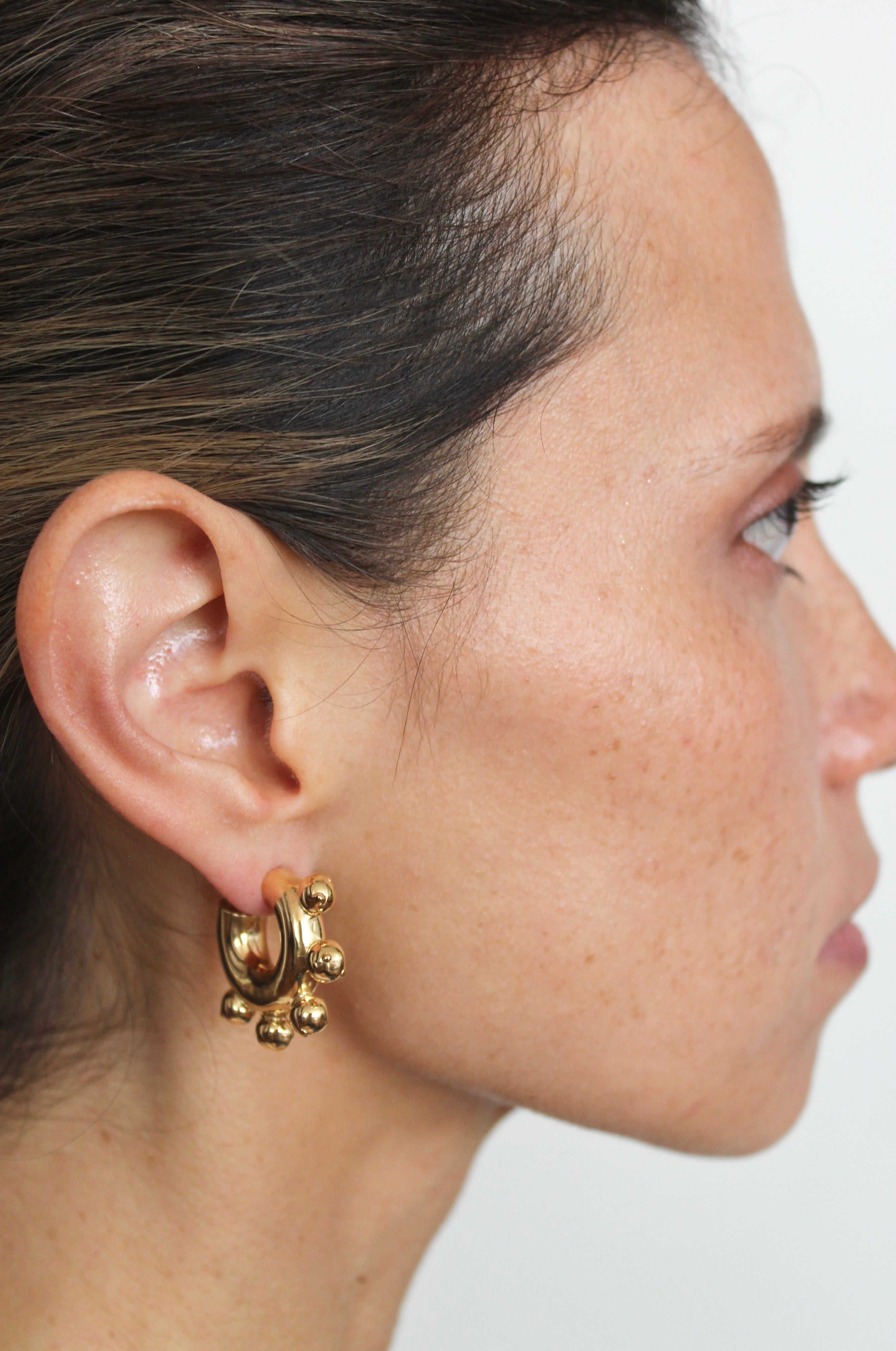 LATINA HOOPS SMALL GOLD