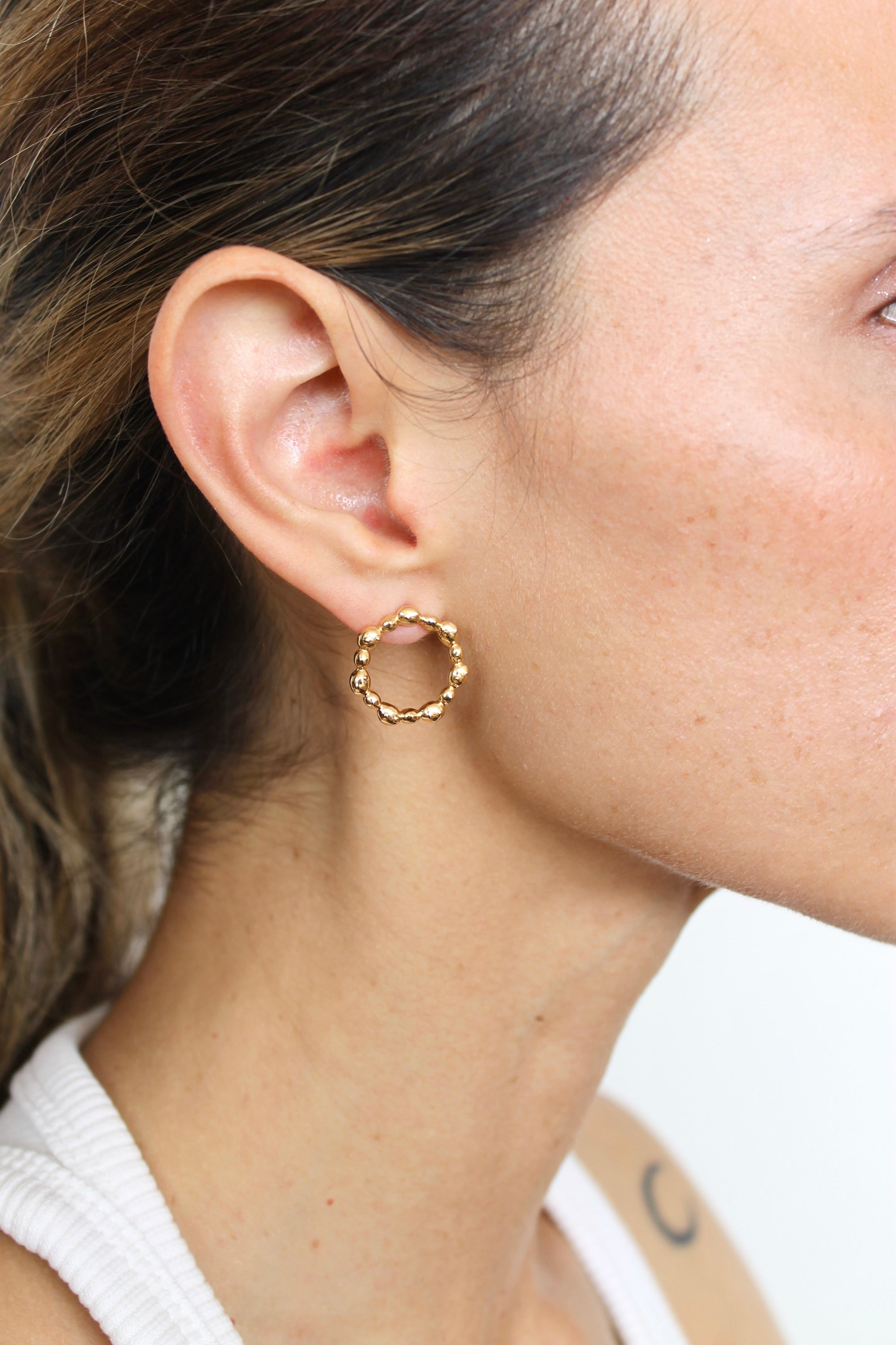 AURORA EARRINGS SMALL GOLD