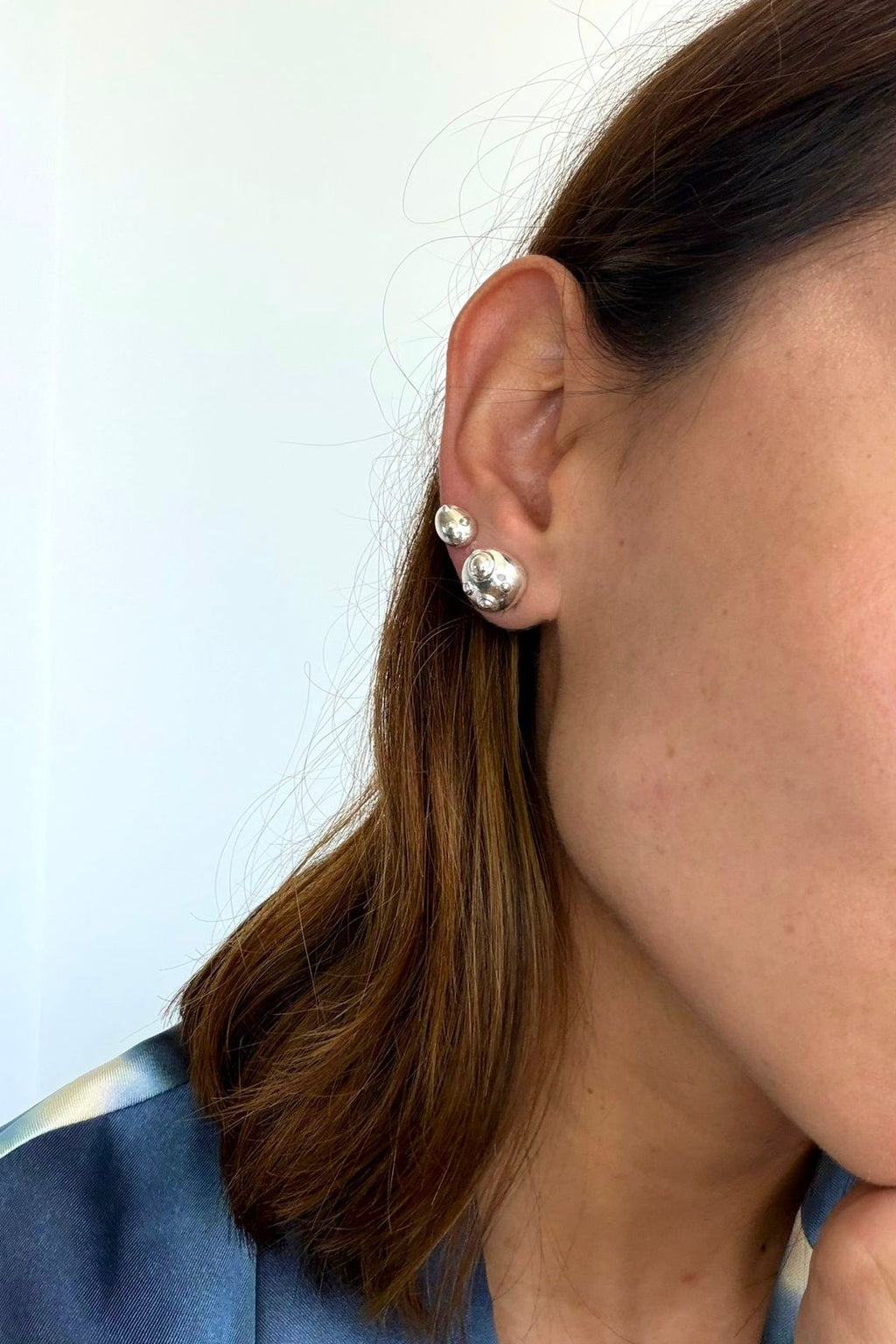 DOMINGA EARRINGS SILVER