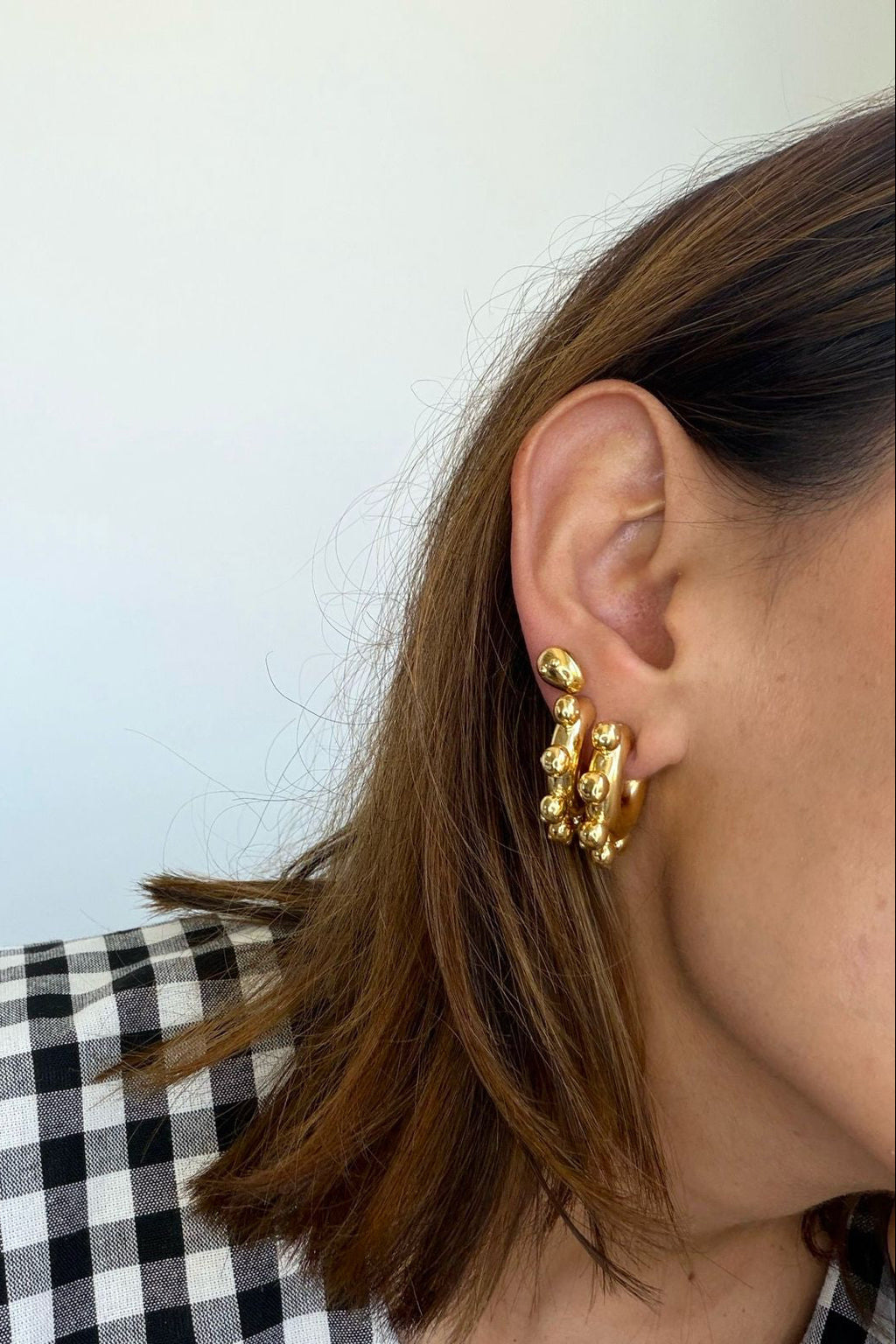 LATINA HOOPS SMALL GOLD