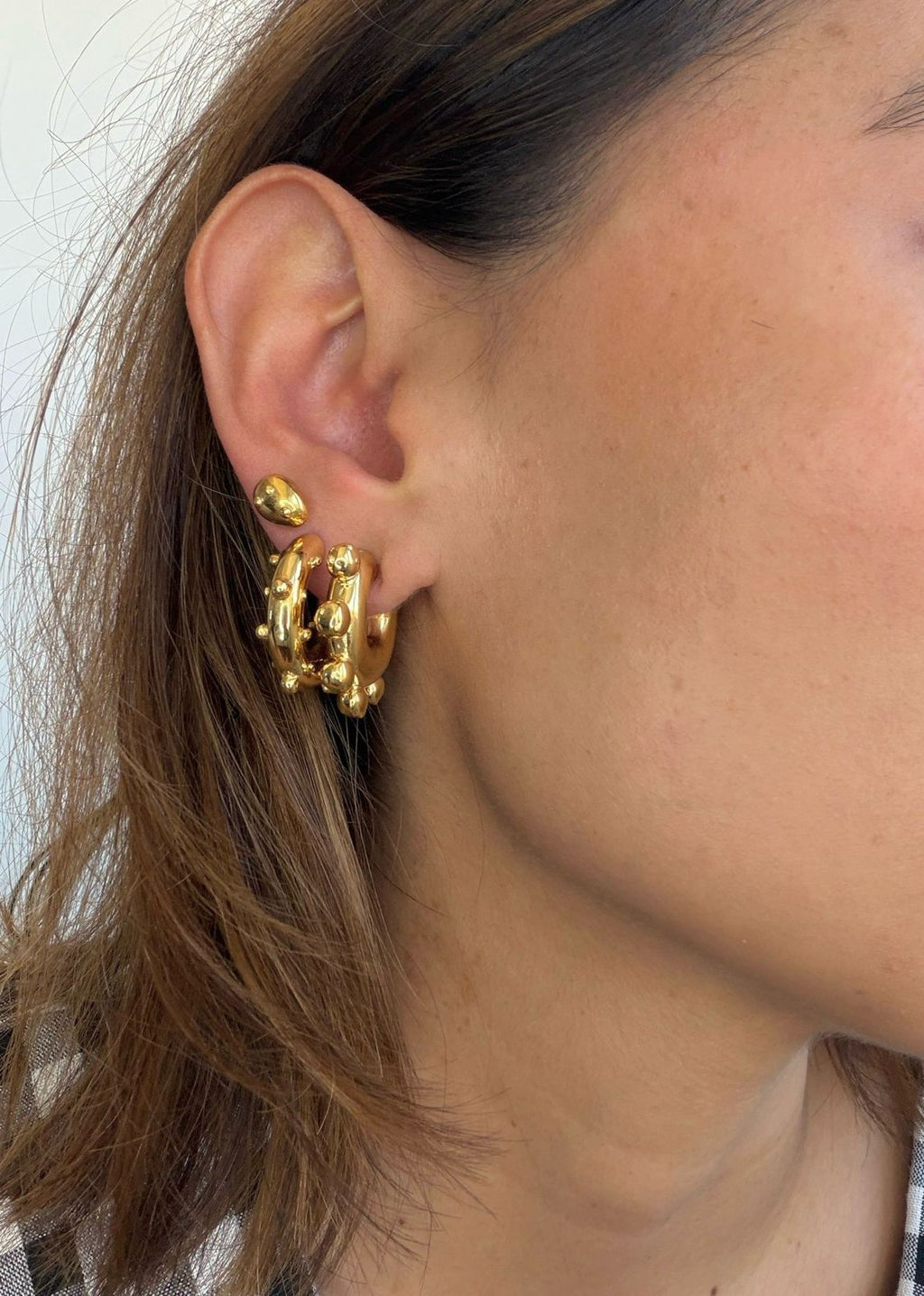 LATINA HOOPS SMALL GOLD